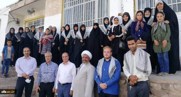 بازدید رئیس دانشگاه فرهنگیان خراسان رضوی و هیأت همراه از اردوی جهادی دانشجومعلمان بسیجی