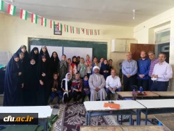 بازدید رئیس دانشگاه فرهنگیان خراسان رضوی و هیأت همراه از اردوی جهادی دانشجومعلمان بسیجی