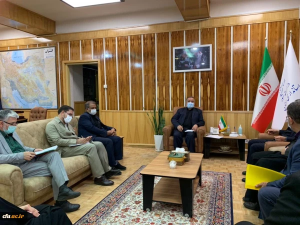 برگزاری نشست صمیمی نمایندگان دانشگاه فرهنگیان کشور با نماینده مجلس شورای اسلامی و استاندار سمنان 2