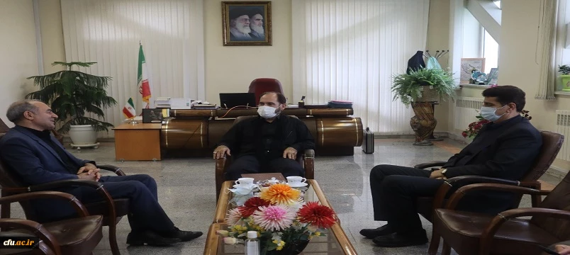 بازدید سرپرست دفتر نظارت و ارزیابی و تضمین کیفیت سازمان مرکزی از دانشگاه فرهنگیان استان اردبیل