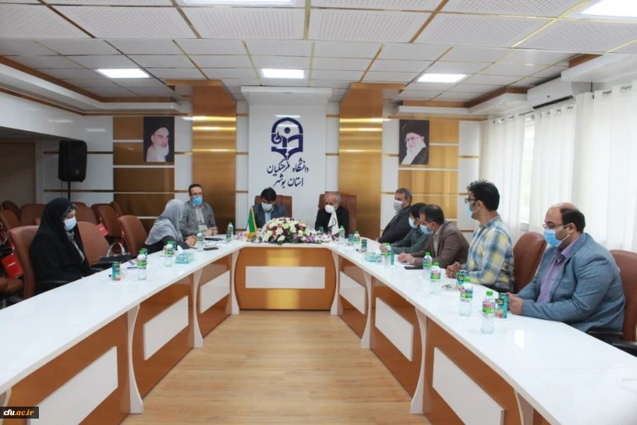 بازدید مدیرکل حقوقی دانشگاه فرهنگیان از پردیس های دانشگاه فرهنگیان استان بوشهر 12