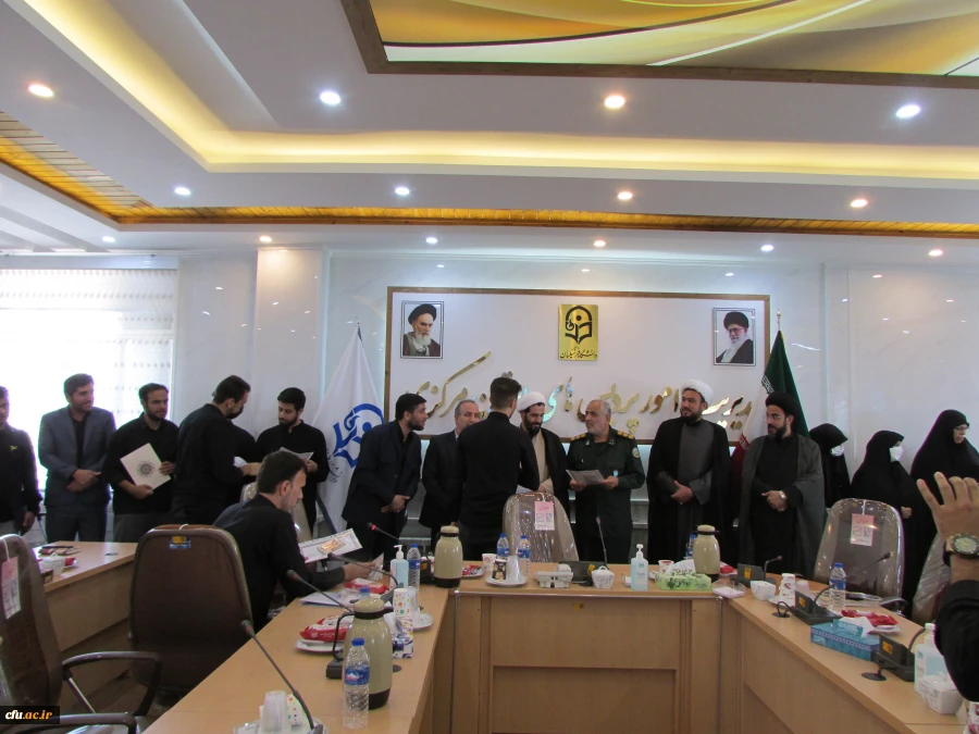 مراسم تکریم و معارفه مسئولین بسیج دانشجویی پردیس های استان 2