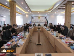 مراسم تکریم و معارفه مسئولین بسیج دانشجویی پردیس های استان 5