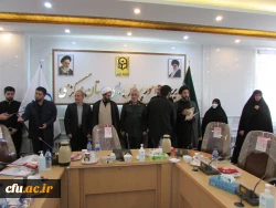 مراسم تکریم و معارفه مسئولین بسیج دانشجویی پردیس های استان 8