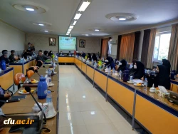 جلسه تکریم و معارفه مدیران گروه های آموزشی دانشگاه فرهنگیان خراسان رضوی