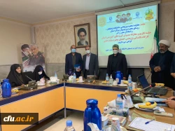 جلسه تکریم و معارفه مدیران گروه های آموزشی دانشگاه فرهنگیان خراسان رضوی