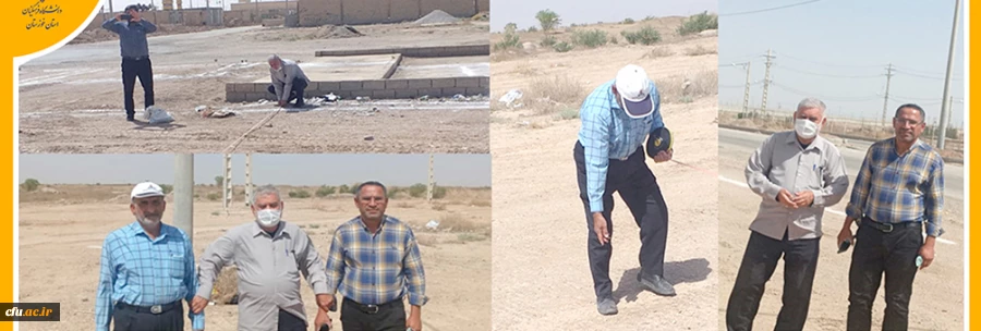 زمین موکب الحسین (ع) دانشگاه فرهنگیان خوزستان در مرز چذابه تعیین و تحویل گرفته شد 2