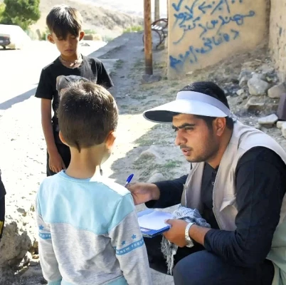 برگزاری گروه جهادی دانشجویان دانشگاه فرهنگیان آذربایجان شرقی در منطقه ورزقان( بخش خاروانا ) 2
