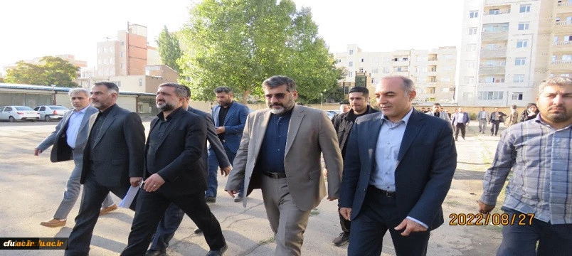 آیین کلنگ زنی مجموعه (320نفری) خوابگاهی و فرهنگی پردیس علامه طباطبایی دانشگاه فرهنگیان استان اردبیل