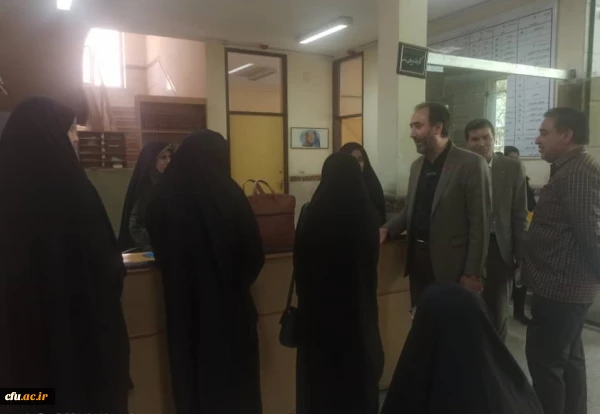 بازدید مسئولین دانشگاه فرهنگیان کرمانشاه از روند انجام مصاحبه پذیرفته شدگان 1401 2