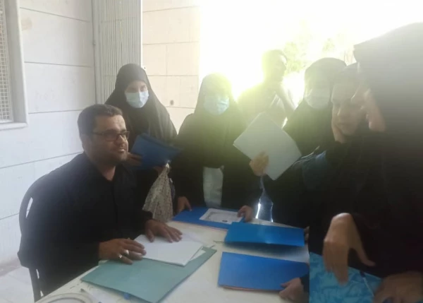 بازدید مسئولین دانشگاه فرهنگیان کرمانشاه از روند انجام مصاحبه پذیرفته شدگان 1401 4