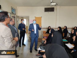 بازدید دکتر بلاغی از روند مصاحبه داوطلبان ورود به دانشگاه فرهنگیان و کلاس های مهارت آموزان ماده 28 2