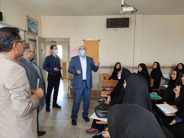 بازدید دکتر بلاغی از روند مصاحبه داوطلبان ورود به دانشگاه فرهنگیان و کلاس های مهارت آموزان ماده 28 2