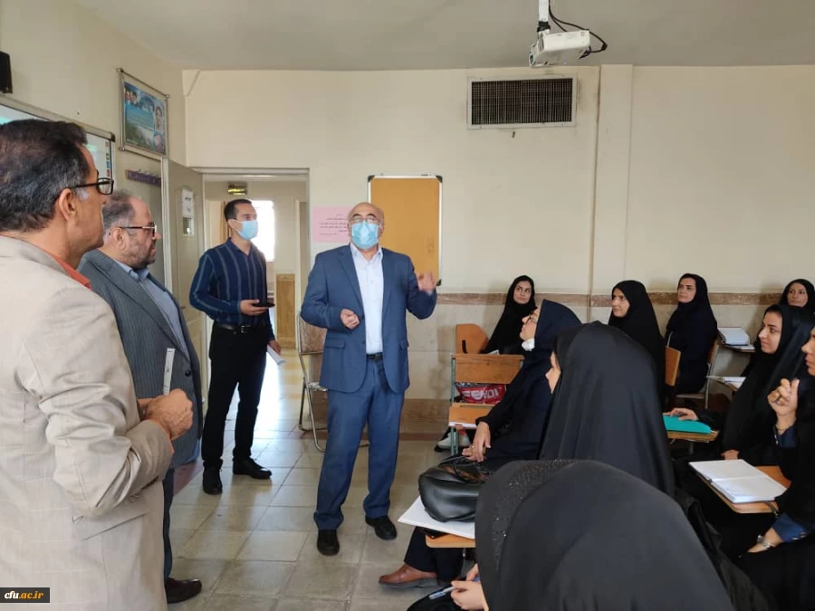 بازدید دکتر بلاغی از روند مصاحبه داوطلبان ورود به دانشگاه فرهنگیان و کلاس های مهارت آموزان ماده 28 2