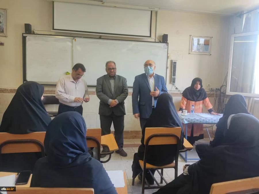 بازدید دکتر بلاغی از روند مصاحبه داوطلبان ورود به دانشگاه فرهنگیان و کلاس های مهارت آموزان ماده 28 6