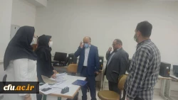 بازدید دکتر بلاغی از روند مصاحبه داوطلبان ورود به دانشگاه فرهنگیان و کلاس های مهارت آموزان ماده 28 7
