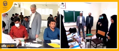 بازدید سرپرست امور پردیس های استان خوزستان از روند برگزاری مصاحبه داوطلبان ورود به دانشگاه فرهنگیان