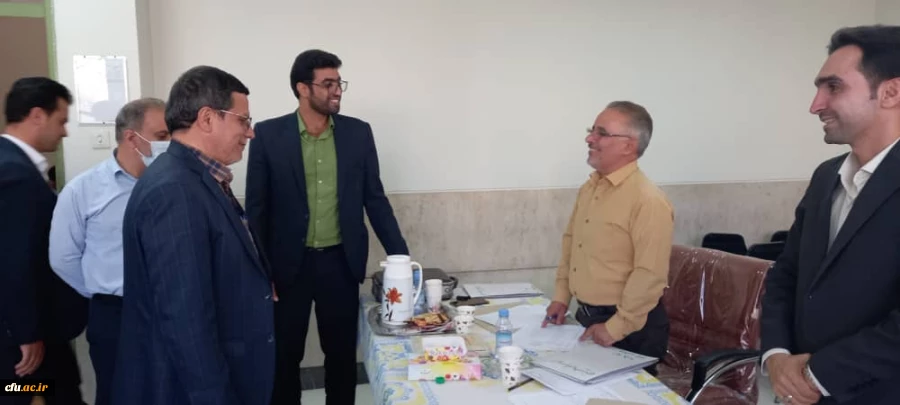 بازدید دکتر علی اکبر کجباف از روند مصاحبه ی داوطلبان ورود به دانشگاه استان اصفهان 3