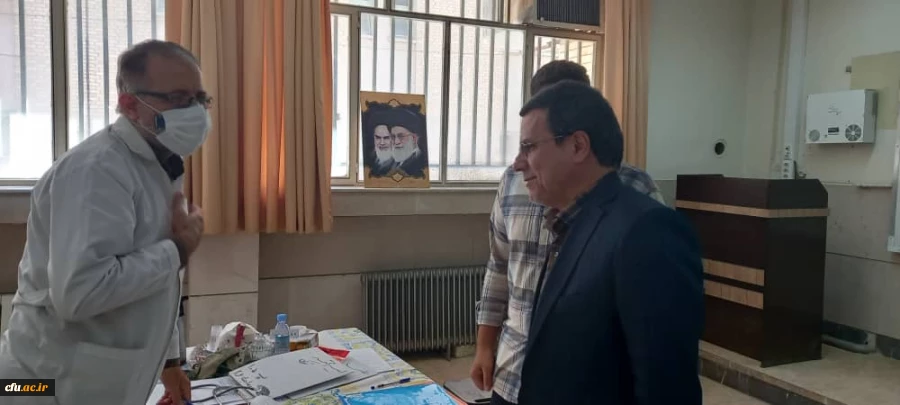 بازدید دکتر علی اکبر کجباف از روند مصاحبه ی داوطلبان ورود به دانشگاه استان اصفهان 6