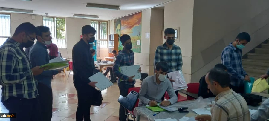 بازدید دکتر علی اکبر کجباف از روند مصاحبه ی داوطلبان ورود به دانشگاه استان اصفهان 7