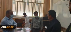 بازدید دکتر علی اکبر کجباف از روند مصاحبه ی داوطلبان ورود به دانشگاه استان اصفهان 8
