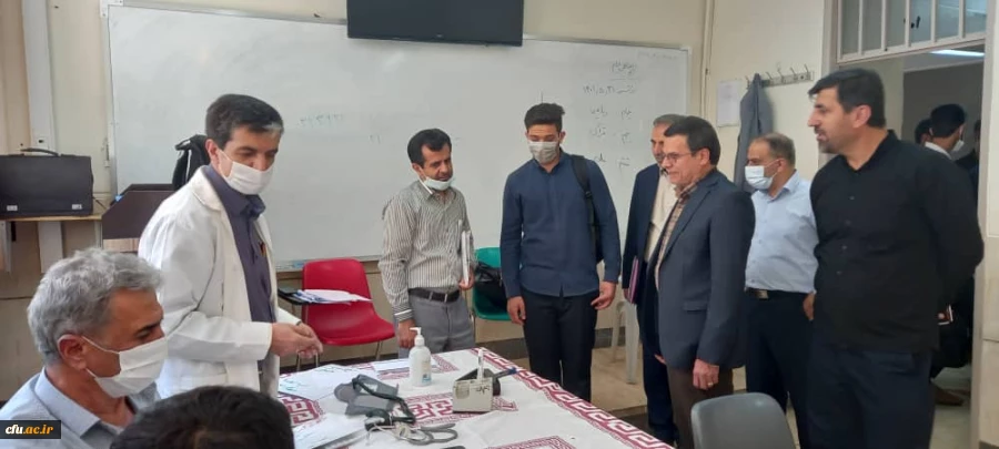 بازدید دکتر علی اکبر کجباف از روند مصاحبه ی داوطلبان ورود به دانشگاه استان اصفهان 10