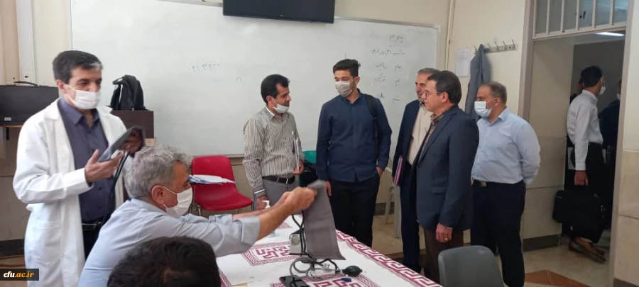 بازدید دکتر علی اکبر کجباف از روند مصاحبه ی داوطلبان ورود به دانشگاه استان اصفهان 12