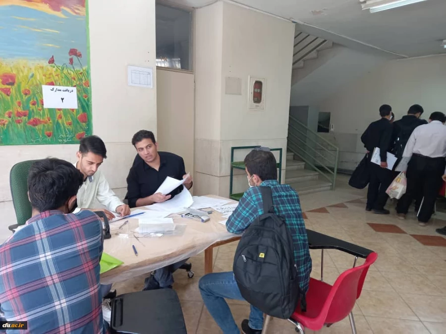 بازدید دکتر علی اکبر کجباف از روند مصاحبه ی داوطلبان ورود به دانشگاه استان اصفهان 13