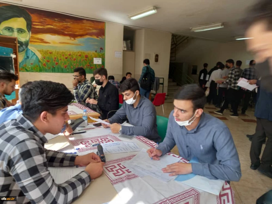 بازدید دکتر علی اکبر کجباف از روند مصاحبه ی داوطلبان ورود به دانشگاه استان اصفهان 15