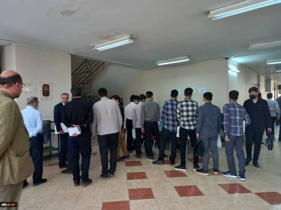 بازدید دکتر علی اکبر کجباف از روند مصاحبه ی داوطلبان ورود به دانشگاه استان اصفهان 16