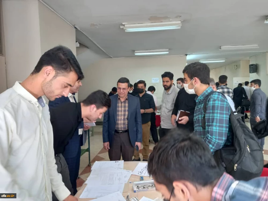 بازدید دکتر علی اکبر کجباف از روند مصاحبه ی داوطلبان ورود به دانشگاه استان اصفهان 18