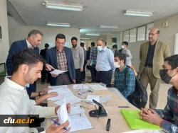 بازدید دکتر علی اکبر کجباف از روند مصاحبه ی داوطلبان ورود به دانشگاه استان اصفهان 19