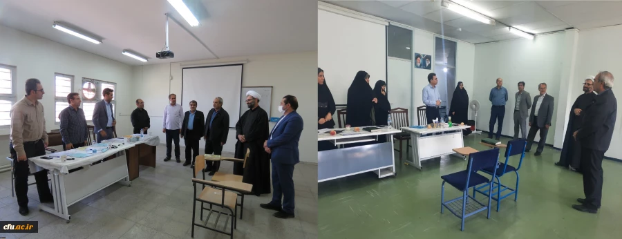 بازدید هیات رییسه دانشگاه فرهنگیان آذربایجان شرقی از روند برگزاری مصاحبه معرفی شدگان چند برابر ظرفیت پردیس های استان 2