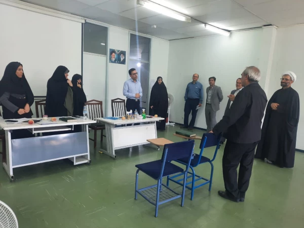 بازدید هیات رییسه دانشگاه فرهنگیان آذربایجان شرقی از روند برگزاری مصاحبه معرفی شدگان چند برابر ظرفیت پردیس های استان 6