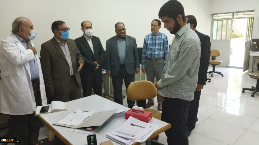 معاون دانشجویی دانشگاه از روند مصاحبه داوطلبان ورود به دانشگاه فرهنگیان و نیز کلاس های مهارت آموزان بازدید کردند. 4