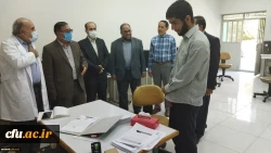 بازدید انصاری راد از فرایند اجرایی مصاحبه داوطلبان ورود به دانشگاه فرهنگیان 4