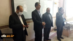 بازدید انصاری راد از فرایند اجرایی مصاحبه داوطلبان ورود به دانشگاه فرهنگیان 8