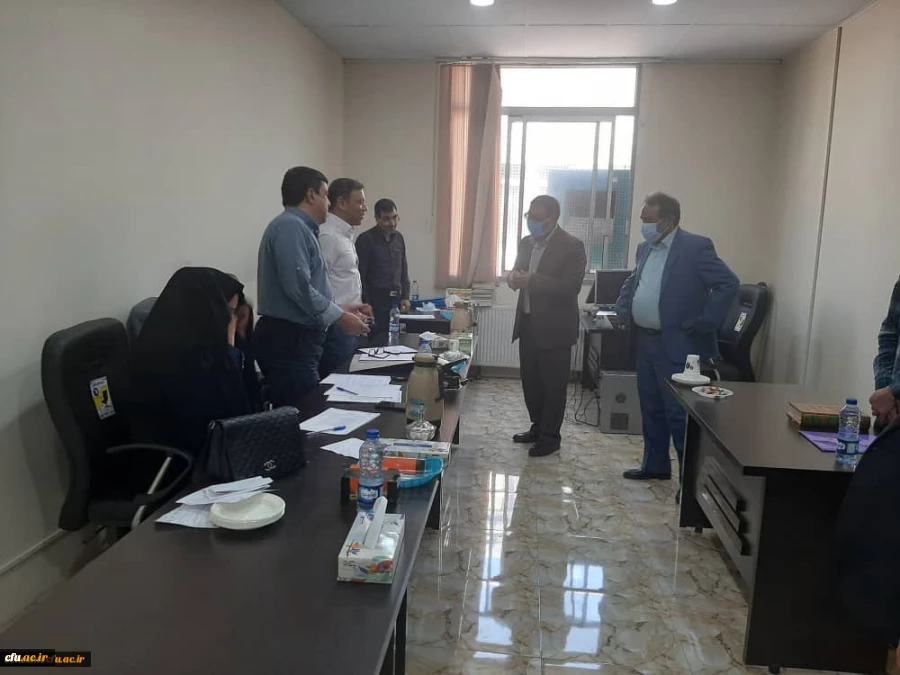بازدید دکتر انصاری راد از روند اجرایی مصاحبه داوطلبان ورودی به دانشگاه در مرکز شهید بهشتی استان تهران  3