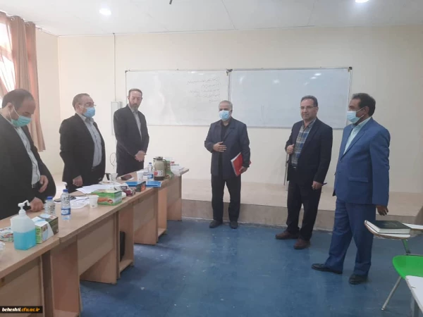 بازدید دکتر انصاری راد از روند اجرایی مصاحبه داوطلبان ورودی به دانشگاه در مرکز شهید بهشتی استان تهران  5