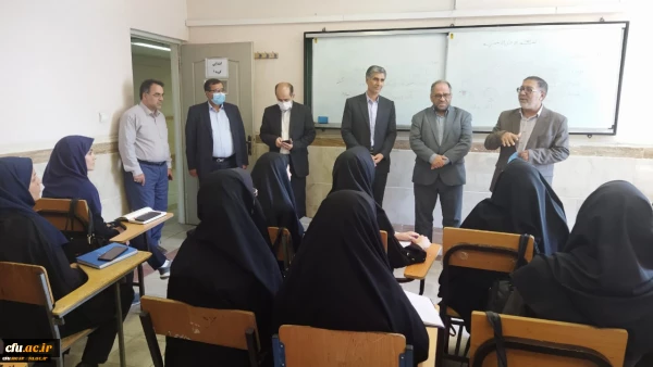 بازدید دکتر انصاری راد از روند اجرایی مصاحبه داوطلبان ورودی به دانشگاه در پردیس های استان تهران 2