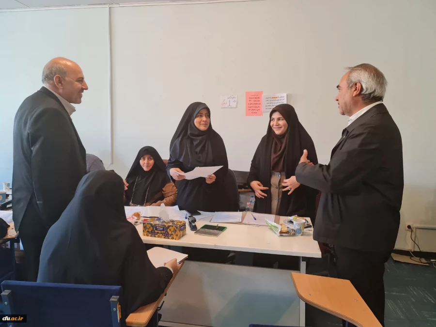 بازدید آقای علی زمانی و عباس بروغنی از روند برگزاری مصاحبه معرفی شدگان چند برابر ظرفیت پردیس های استان آذربایجان شرقی 5