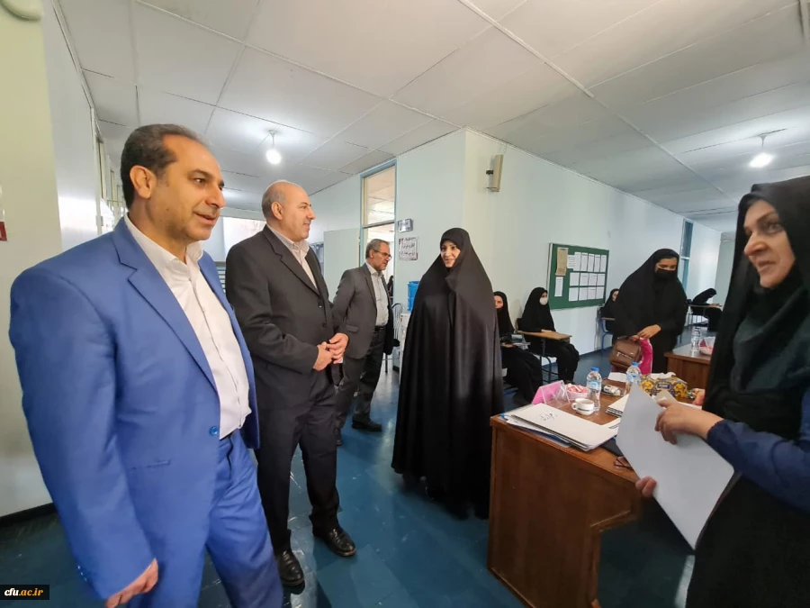 بازدید آقای علی زمانی و عباس بروغنی از روند برگزاری مصاحبه معرفی شدگان چند برابر ظرفیت پردیس های استان آذربایجان شرقی 6