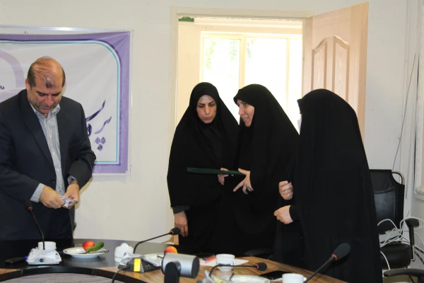 مراسم معارفه مسئول جدید حراست پردیس آیت الله کمالوند خرم آباد