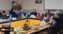 برگزاری آئین تکریم و معارفه معاون آموزشی، پژوهشی و فرهنگی پردیس شهید بهشتی مشهد