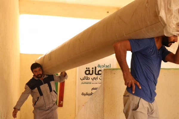 آماده سازی موکب دانشگاه فرهنگیان در کربلا 5