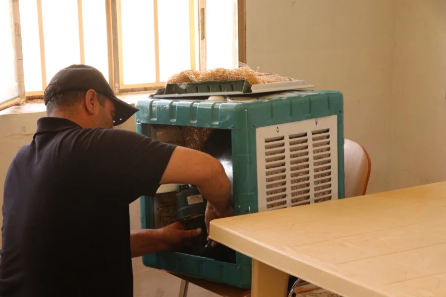 آماده سازی موکب دانشگاه فرهنگیان در کربلا 6