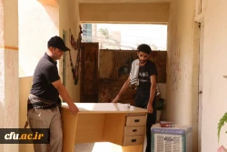 آماده سازی موکب دانشگاه فرهنگیان در کربلا 11