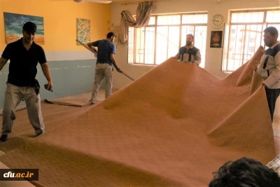 آماده سازی موکب دانشگاه فرهنگیان در کربلا