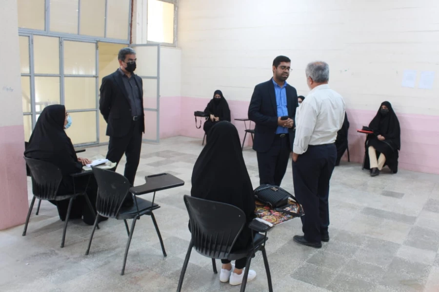 بازدید از فرآیند برگزاری مصاحبه داوطلبان ورود به دانشگاه فرهنگیان 4