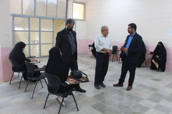 بازدید از فرآیند برگزاری مصاحبه داوطلبان ورود به دانشگاه فرهنگیان 6